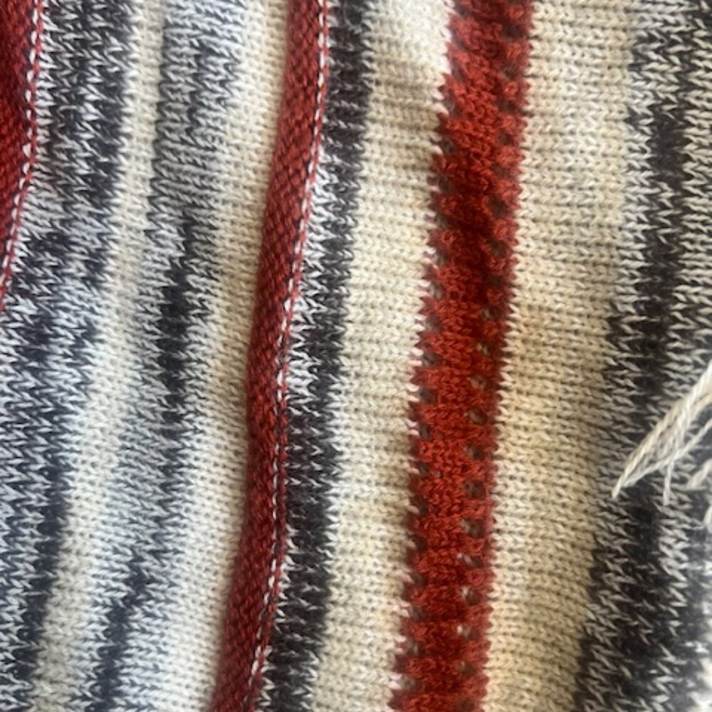 Native American Fringe Lightweight Sweater jacket - Picture 2 of 2